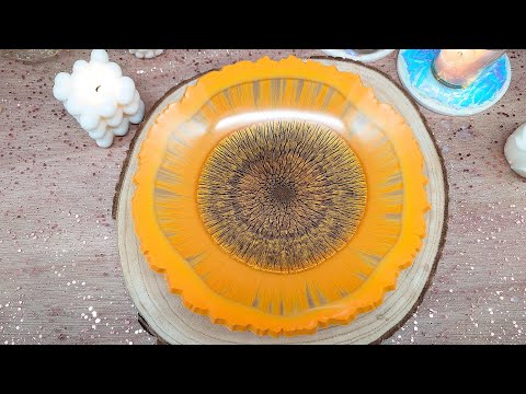 #0135 DE - Zwei Effekte – ein Meisterwerk! Epoxidharz-Schale mit Lace & Dragon Scale Technik