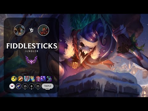 Fiddlesticks Jungle vs Graves - KR Master Patch 13.5