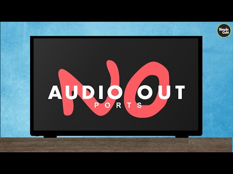 How to Connect Speakers to TV with No Audio Out