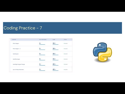Coding Practice 7 All Questions Python Nxt Wave
