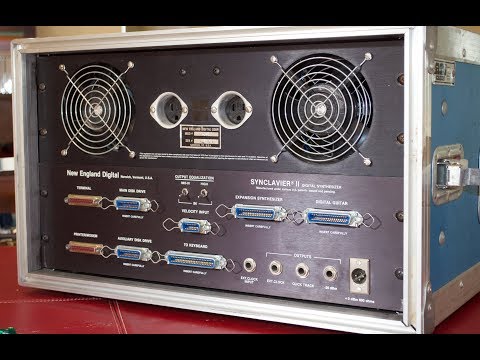 SYNCLAVIER II CLIP #3 - CPU + TRACK AND WOOD WORK!