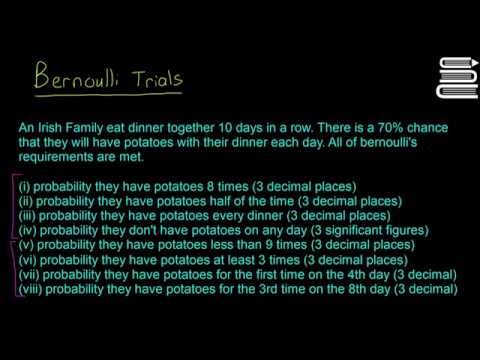 Leaving Cert Maths - Probability 19 - Bernoulli Trials 3