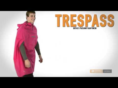 Trespass Qikpac® Packaway Rain Poncho - Waterproof (For Men and Women)