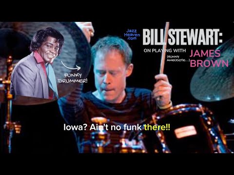 Bill Stewart on Playing with JAMES BROWN (funny anecdote 😁) JAZZHEAVEN.COM