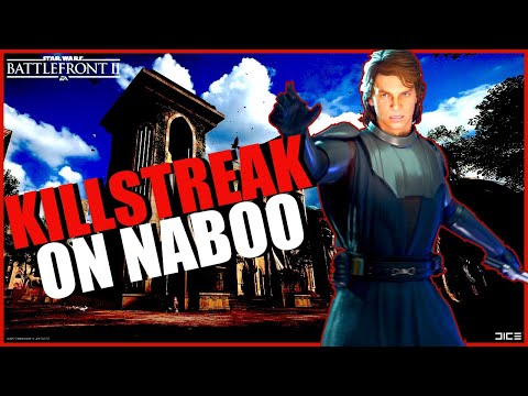 Star Wars Battlefront 2 General Skywalker Killstreak (Naboo)
