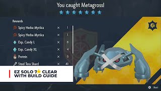 Solo Raid 7 Star Steel Metagross - Pokemon Scarlet & Violet