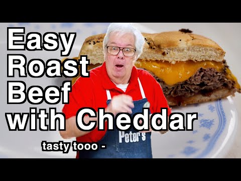 Roast Beef plus Cheddar Cheese Sandwich - WONDERFUL!!!