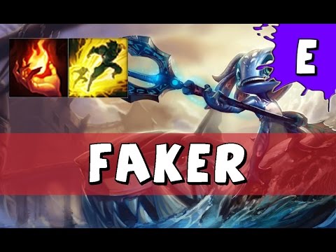 SKT T1 Faker as Fizz vs Kassadin Mid - S6 KR Preseason Master SoloQ - League of Legends