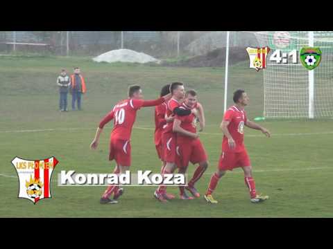 Konrad Koza 4:1 (78') 13 kolejka Okręgówki: Płomień Limanowa - AKS Ujanowice