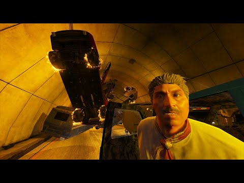 GTA 5 HUGE DUMP TRUCK - DRIVING THROUGH TRAFFIC JAMMED TUNNEL