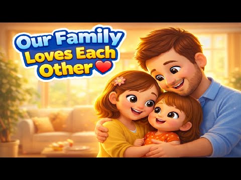 Our Family Loves Each Other | Kids Family Song | Nursery Rhyme Ver2