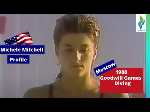 1986 Michele Mitchell Profile - Goodwill Games Womens 3 Meter - Moscow Goodwill Games