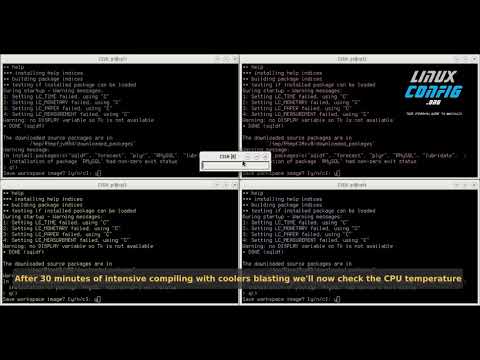 Raspberry PI Cluster - Compiling and Temperature Check with ClusterSSH