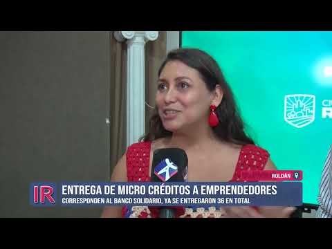 Entrega de créditos a emprendimientos roldanenses