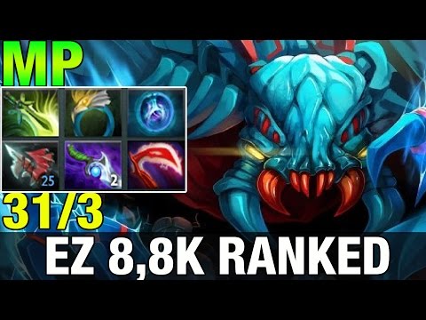 EZ 8,8k RANKED - MP Plays Weaver 31/ 3 - Dota 2