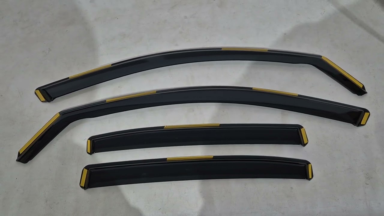 Ветровики вставные Niken Luxury (SD, 4 шт) Video 1