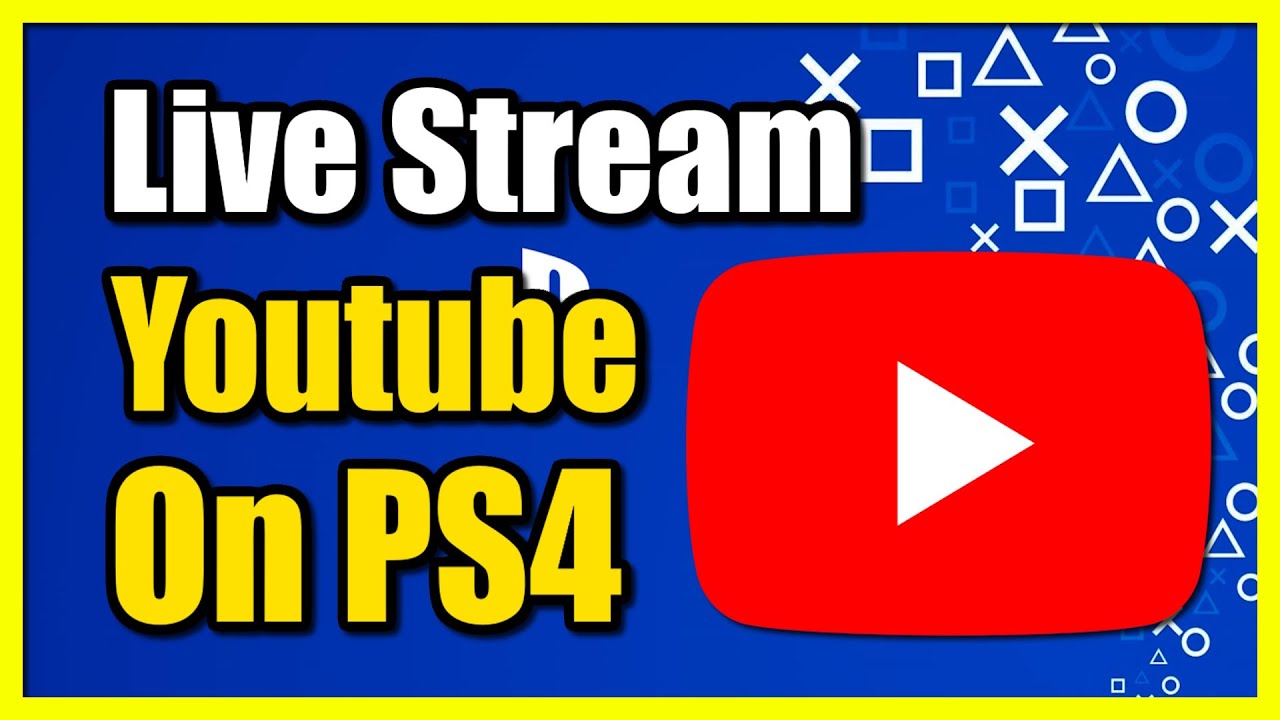 How to Live Stream to Youtube on PS4 Account (Fast Tutorial)