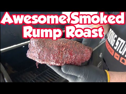 The Very Best Smoked Rump Roast