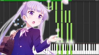 [New Game!! Season 2 OP] "STEP by STEP UP↑↑↑↑" - fourfolium (Piano Synthesia)