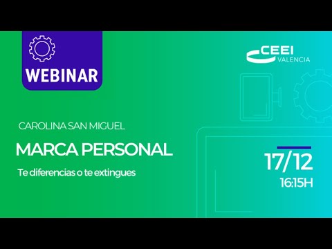 Webinar: Marca personal. Te diferencias o te extingues[;;;][;;;]