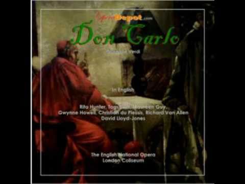 Rita Hunter sings "Tu che le vanità" (In English) from Don Carlo