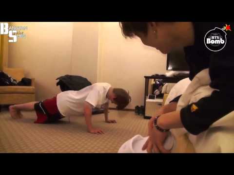 [ENG] 150127 [BANGTAN BOMB] Jin and Jimin's Push-up time 2