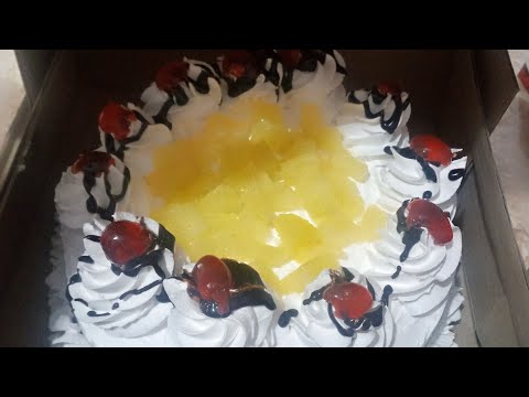 mango chocolate cake made by Khalida Faizan