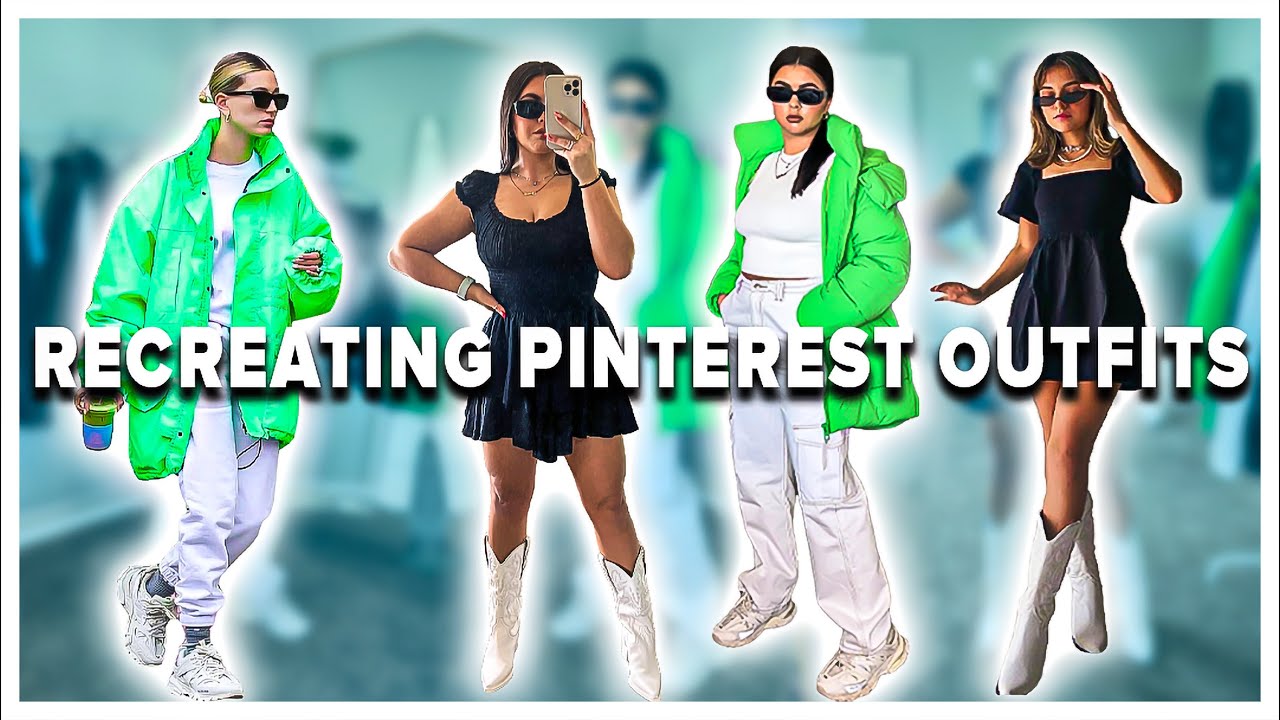 RECREATING VIRAL PINTEREST OUTFITS | STREETWEAR, CLASSY & CASUAL 2021