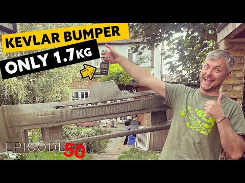 KEVLAR car body. How to make carbon fiber bumper. Carbon kevlar bumper finished. Ep.50