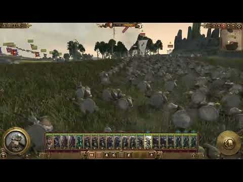 Total War  WARHAMMER 2 Royal Hippogryph vs Ork Boyz