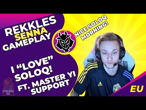 G2 Rekkles Talks - We Are ADC - We Deal DAMAGE! Senna ADC Gameplay ft. Master YI Support