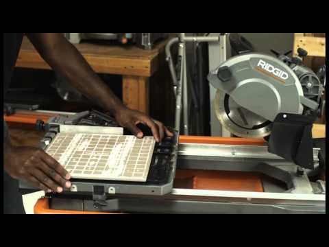 RIDGID How-To Video: For Tile Saws 
