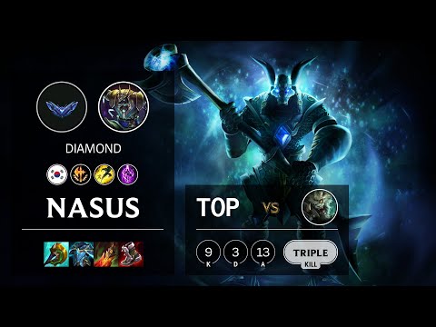 Nasus Top vs Rengar - KR Diamond Patch 12.1