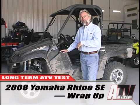ATV Television Test - 2008 Yamaha Rhino 700 SE Long Term Wrap-up