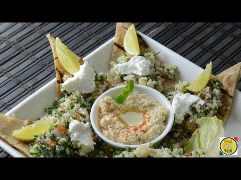 Tabbouleh Salad - Broken Wheat Salad - By Vahchef @ vahrehvah.com