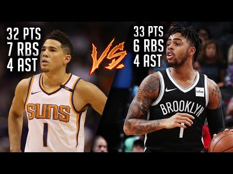 D'Angelo Russell VS Devin Booker INTENSE Battle Comes Down to the WIRE!! Nets vs Suns!