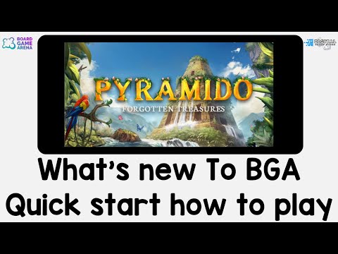 What's new to BGA! Pyramido - Quick Start Guide on Board Game Arena.