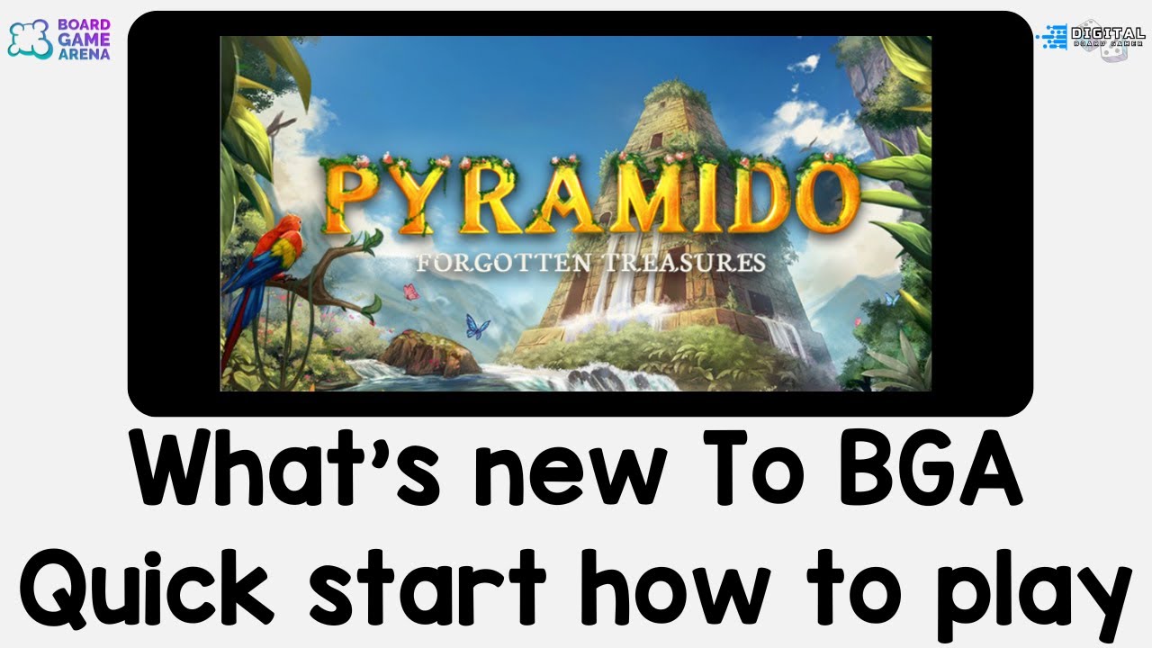 What's new to BGA! Pyramido - Quick Start Guide on Board Game Arena.