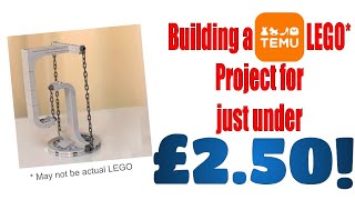 Budget-friendly Temu LEGO project under £2.50