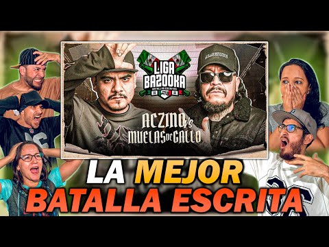 🚬 ¡DEMASIADO ÉPICO! - COLOMBIANOS REACCIONAN a MUELAS DE GALLO vs ACZINO [LIGA BAZOOKA 🇲🇽 2026]