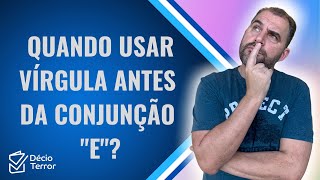 Uso da vírgula e conjunção aditiva "e" | Dica do Terror