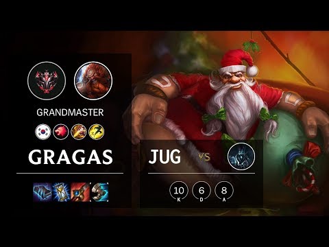 Gragas Jungle vs Karthus - KR Grandmaster Patch 10.8