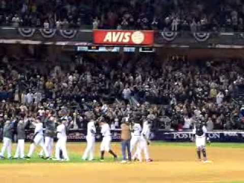 William Lofink captures final pitch in the 2010 ALDS Yankees Win