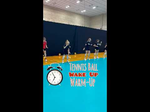 Revolutionary Morning Warm-Up: Elite Volleyball Team Takes on Tennis Ball Challenges!