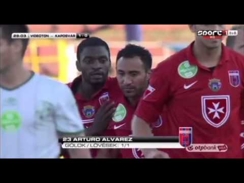28. forduló Videoton-Kaposvári Rákóczi 2-1 Arturo Alvarez gólja