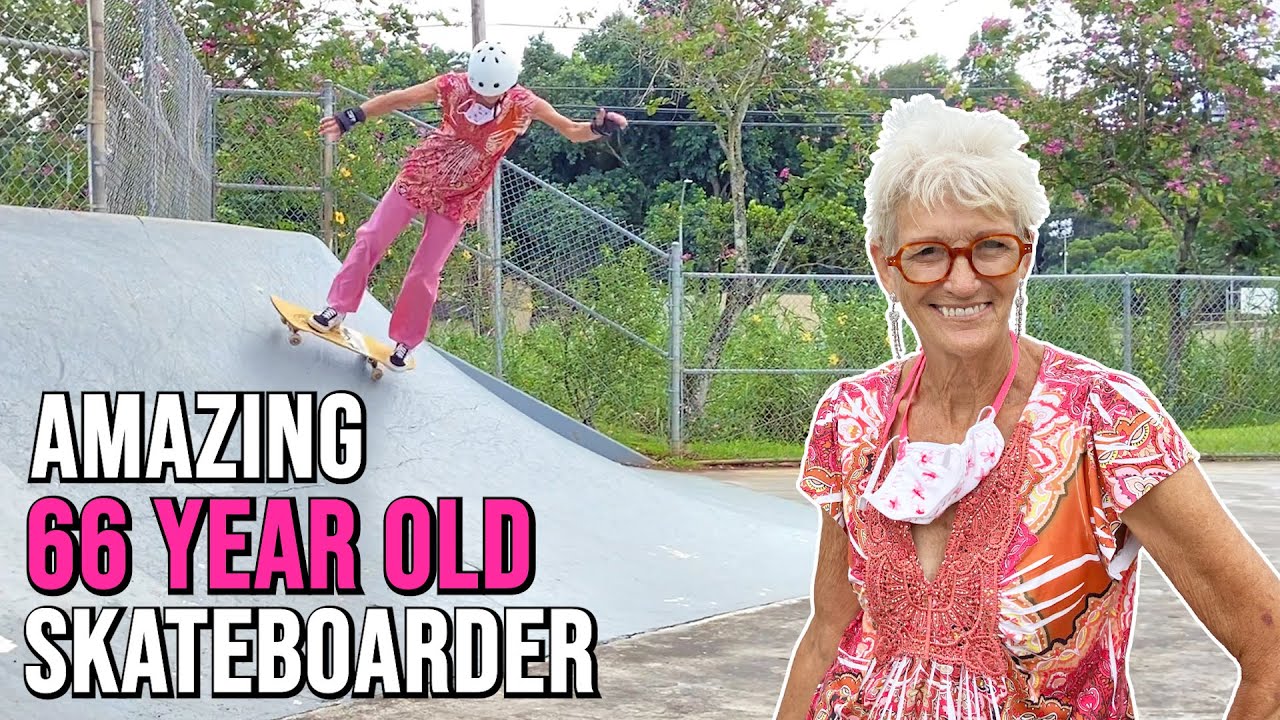 Patinando a los 66 años: Jackie G