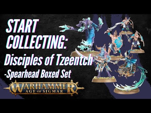 Start Collecting Warhammer Age of Sigmar: Disciples of Tzeentch - Spearhead Boxed Set
