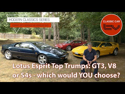 Lotus Esprit Top Trumps: GT3, V8 oder S4s – welcher ist der beste?