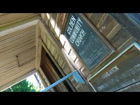 Golden Oregon ghost town in the Wolf Creek area