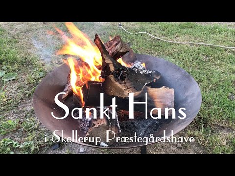 Sankt Hans i Skellerup Præstegårdshave 2020